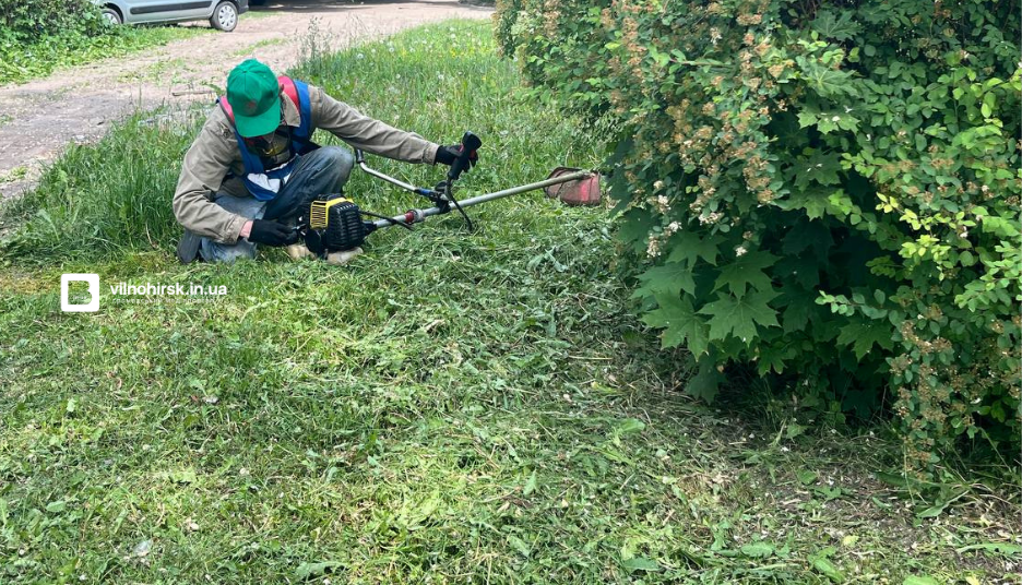 Покіс трави у Вільногірську