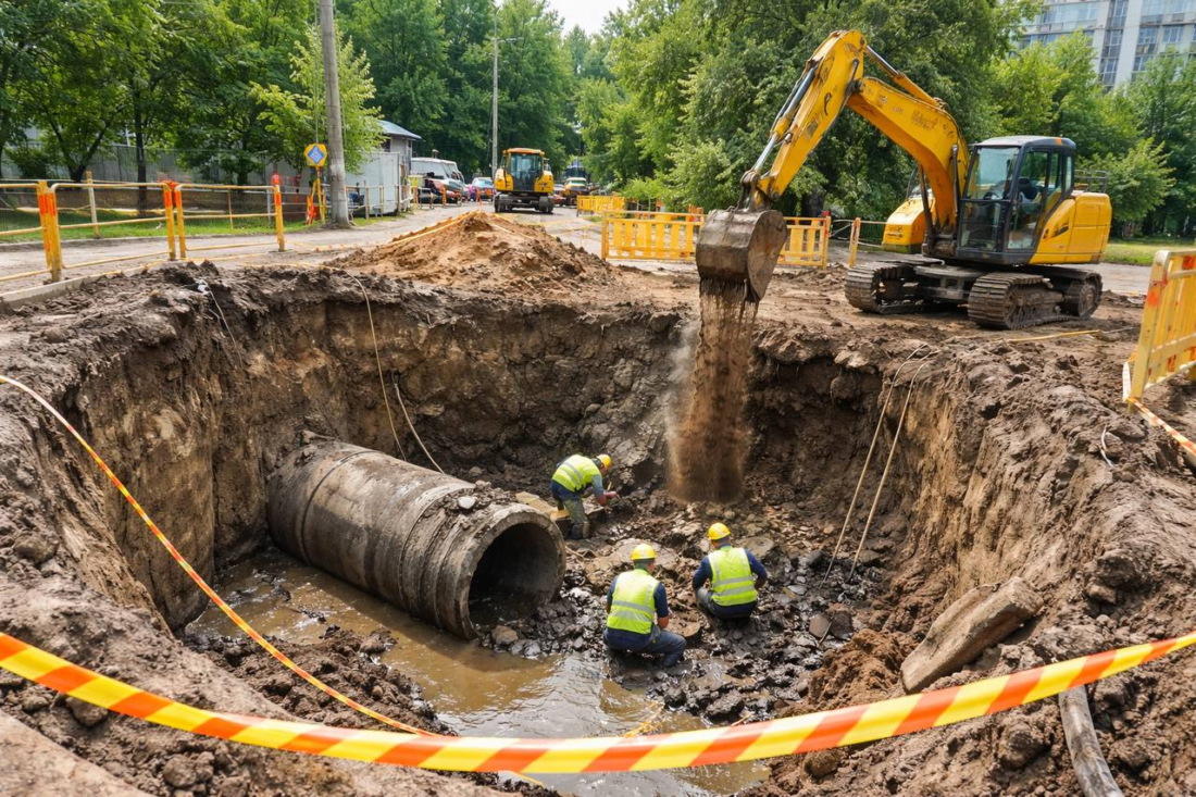 У Вільногірську вимикають воду через аварію на каналізаційному колекторі: що сталося і коли завершать ремонт фото 3