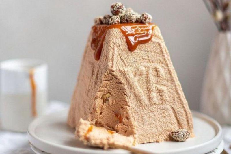 Сирна паска зі згущеним молоком без випікання: рецепт фото 2