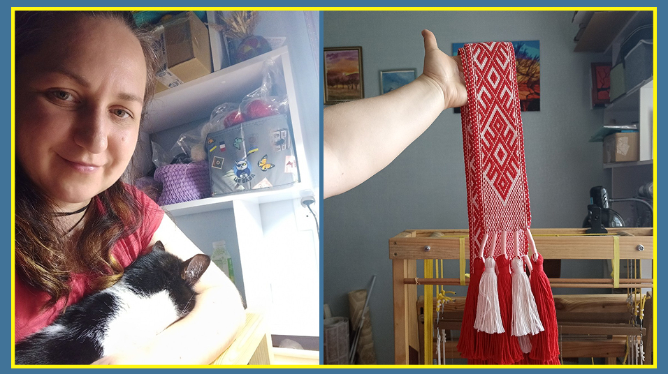 Коли місто засинає, оживають узори: як вільногірська майстриня тче пояси для всього світу і навіть для Санта Клауса фото 6