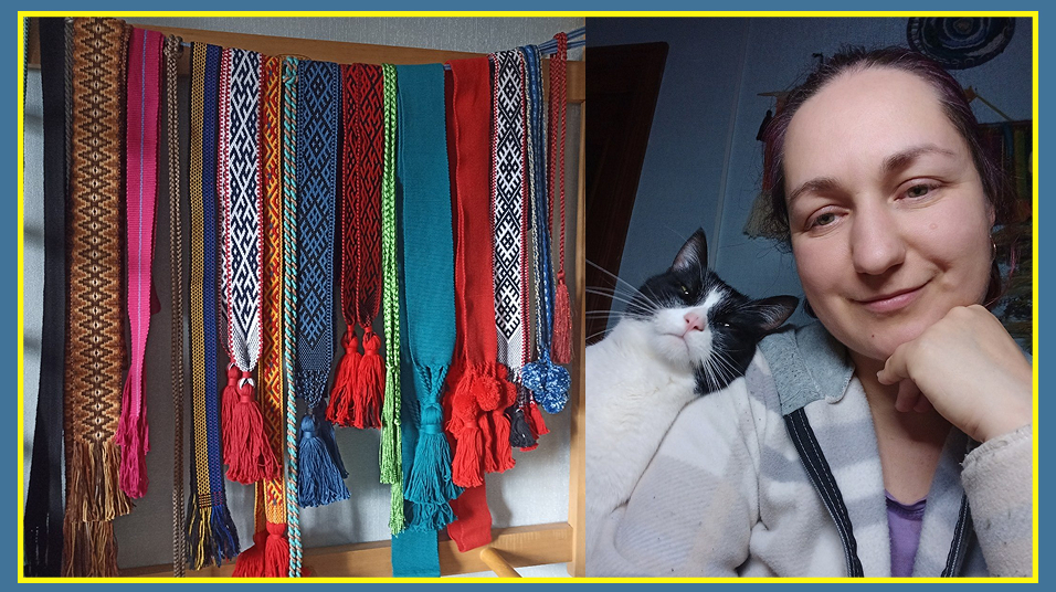 Коли місто засинає, оживають узори: як вільногірська майстриня тче пояси для всього світу і навіть для Санта Клауса фото 8