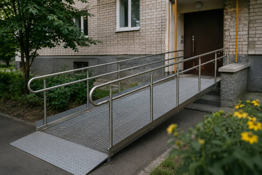 Пандуси для безбар’єрного Вільногірська: у місті облаштують три під’їзди для людей з інвалідністю фото 9