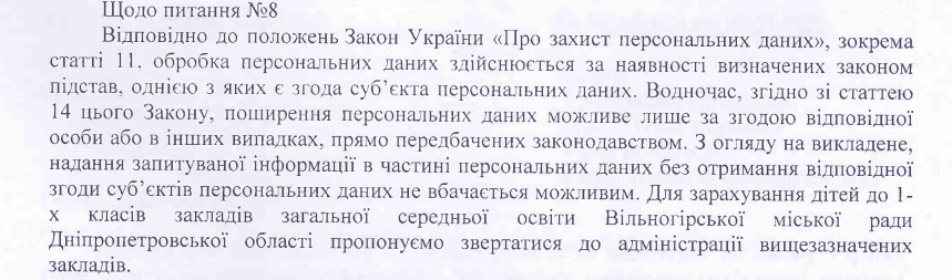 Скільки буде першокласників у Вільногірську у 2026-2027 навчальному році фото 8