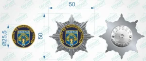 50 тисяч гривень на виготовлення нагрудних знаків у Вільногірську фото 1