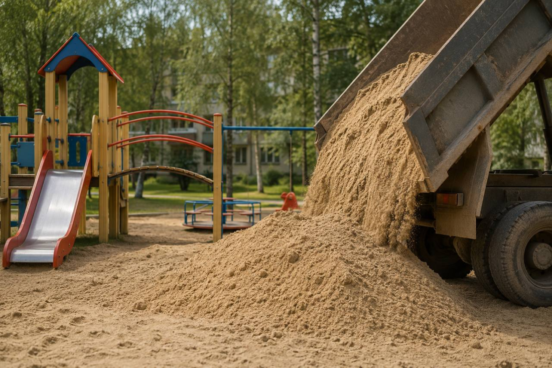 Пісок для дитячих майданчиків у Вільногірську фото 2