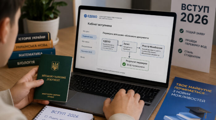 Автоматична перевірка ВОД під час вступу у 2026 році: нові правила для абітурієнтів фото 1