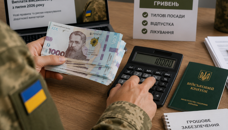 Скільки отримуватимуть військові в тилу, відпустці та на лікуванні з липня 2026 року фото 1