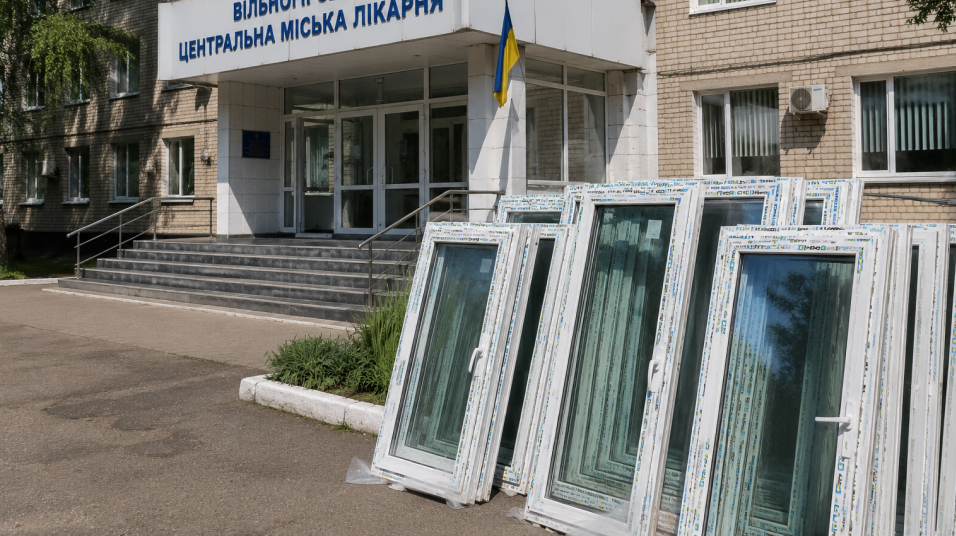 Нові вікна для лікарні: у Вільногірську уклали договір на ремонт фото 1