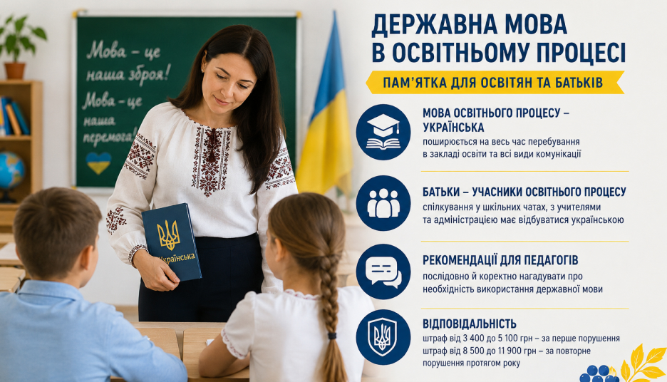 Українська у школі та батьківських чатах: за що можуть оштрафувати фото 2