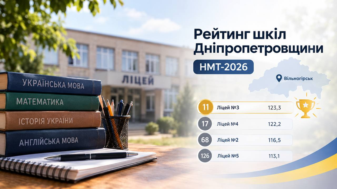 Чотири ліцеї Вільногірська потрапили до рейтингу Дніпропетровщини: хто опинився серед лідерів фото 2